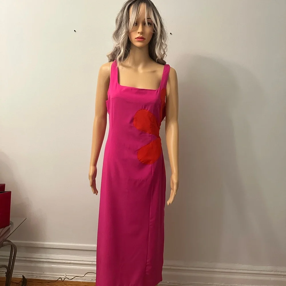 Chic Fuchsia Dress by ChicMe. Size XL - Picture 6 of 12
